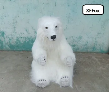 big simulation white polar bear model polyethylene&furs real life sitting polar bear doll gift about 70x60cm xf0921
big simulation white polar bear model polyethylene&furs real life sitting polar bear doll gift about 70x60cm xf0921