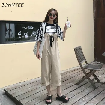 Jumpsuits Women Korean High Quality Loose Casual Trouser Womens Fashion New Solid Color Students Daily Female Summer All-match
Jumpsuits Women Korean High Quality Loose Casual Trouser Womens Fashion New Solid Color Students Daily Female Summer All-match