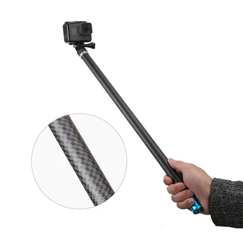 TELESIN 106" Long Carbon Fiber Handheld Selfie Stick Extendable Pole Monopod for GoPro Hero7 6 5 4 3 for Xiaomi YI Action Camera
TELESIN 106" Long Carbon Fiber Handheld Selfie Stick Extendable Pole Monopod for GoPro Hero7 6 5 4 3 for Xiaomi YI Action Camera