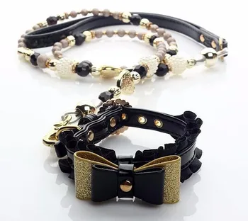 Hot selling pet dog cat bowknot PU leather collar leash suit dogs cats collars lead sets supplies pet products 1pcs
Hot selling pet dog cat bowknot PU leather collar leash suit dogs cats collars lead sets supplies pet products 1pcs