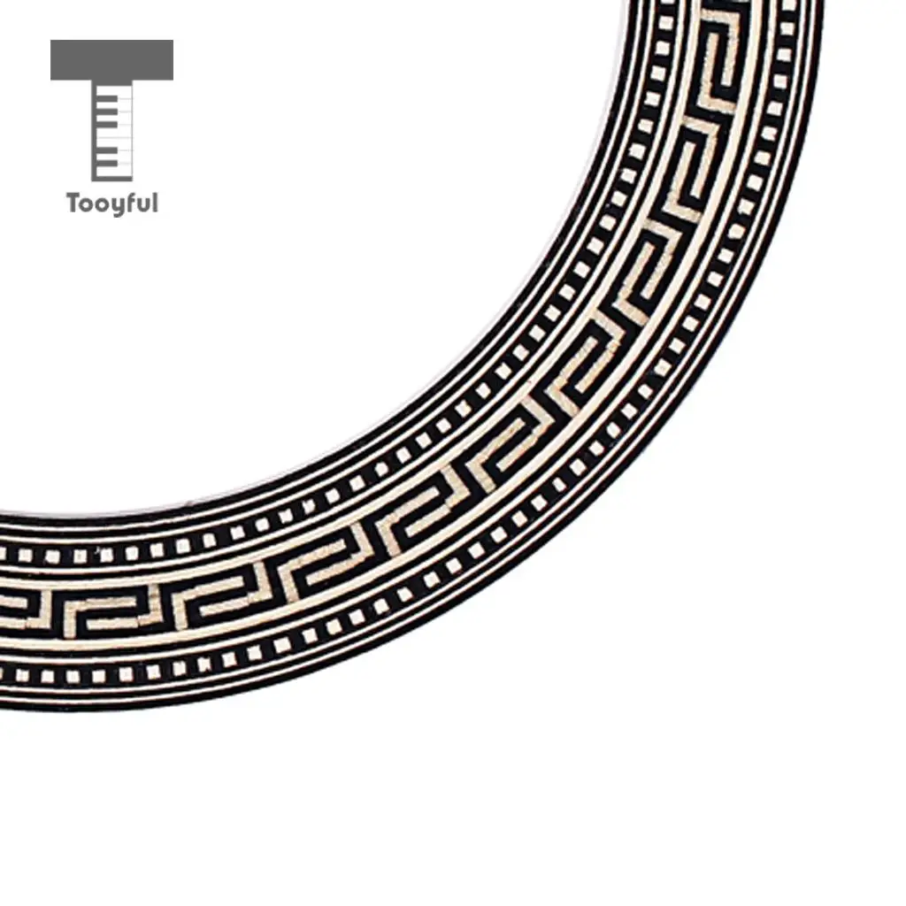 1 Set Guitar Soundhole Rosette Guitar Wooden Sound Hole Decal Sticker for Guitar Parts Dia.91mm