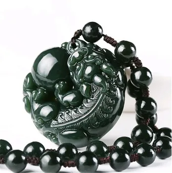 Fine Jewelry Pure Natural Hand Carved Green Jade Safe Wealthy Evil Spirits Brave Troops Amulet Horse Necklace Pendant
Fine Jewelry Pure Natural Hand Carved Green Jade Safe Wealthy Evil Spirits Brave Troops Amulet Horse Necklace Pendant