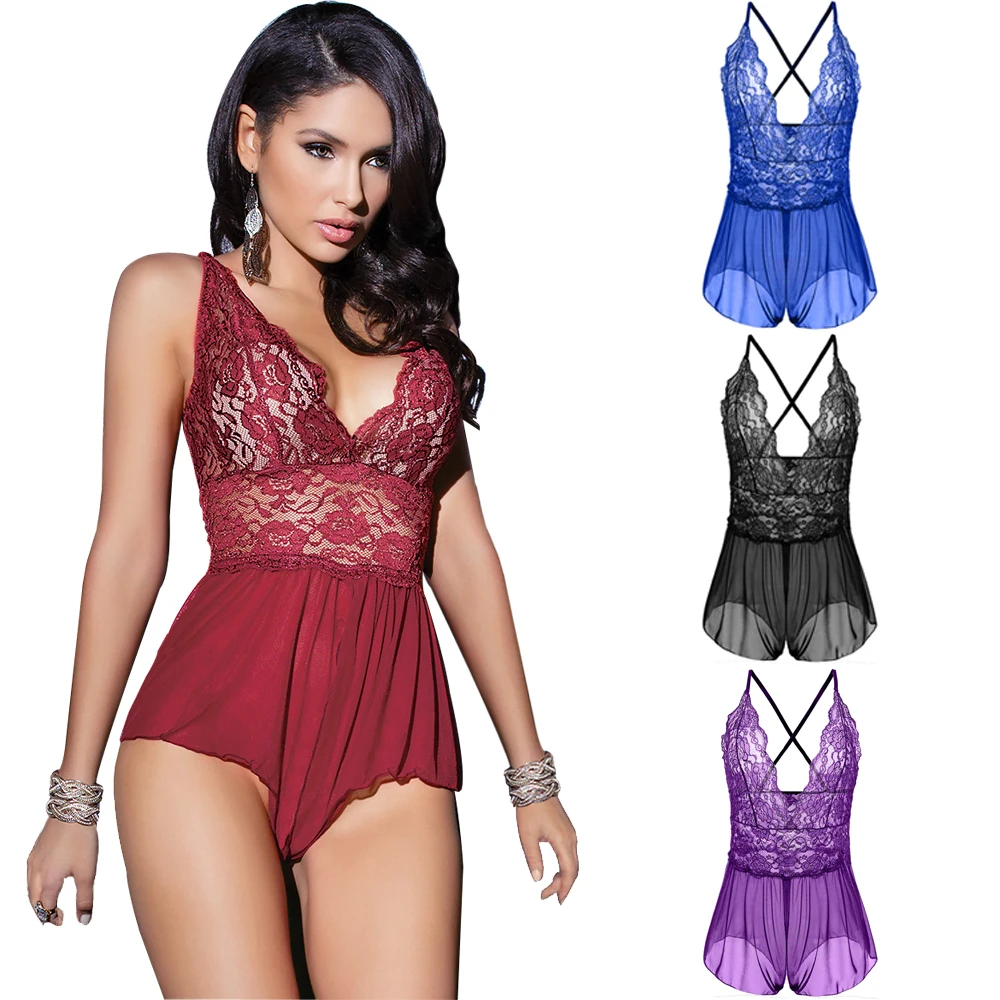 2018 Spring Autumn Nightgown Women Sexy Lace Print Soild Open Crotch Lingerie Pant Sleepwear Sleepshirts
2018 Spring Autumn Nightgown Women Sexy Lace Print Soild Open Crotch Lingerie Pant Sleepwear Sleepshirts