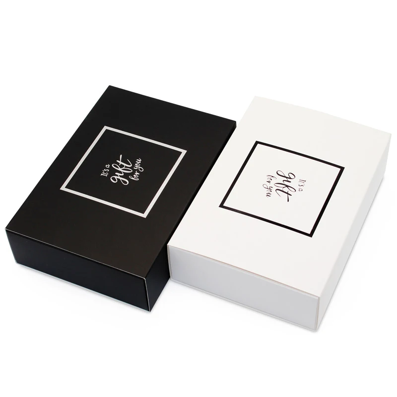 10pcs- 19*13*5/22.5*15.5*5cm Hot Stamping Black/Silver Drawer Paper Box Candy Cookie Gift Packing Boxes for Wedding Party Favor
10pcs- 19*13*5/22.5*15.5*5cm Hot Stamping Black/Silver Drawer Paper Box Candy Cookie Gift Packing Boxes for Wedding Party Favor
