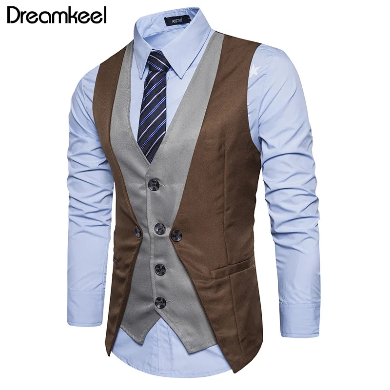 2019 Dreamkeel mens suits Vest new male Top boys popular selling fashion business casual wear men Waistcoat clothing Hot sale Y
2019 Dreamkeel mens suits Vest new male Top boys popular selling fashion business casual wear men Waistcoat clothing Hot sale Y