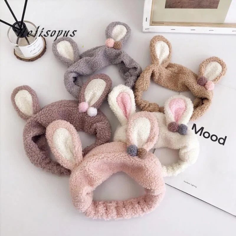 Helisopus Cute Cartoon Rabbit Ears Hair Band Women Makeup Wash Face Wide Brimmed Headband Fashion Velvet Hair Accessories
Helisopus Cute Cartoon Rabbit Ears Hair Band Women Makeup Wash Face Wide Brimmed Headband Fashion Velvet Hair Accessories