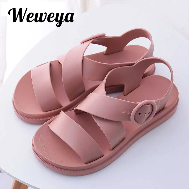Women Flat Sandals Gladiator Open Toe Buckle Soft Jelly Sandals Female Casual Summer Flat Platform For Girl Beach Shoes Woman 40
Women Flat Sandals Gladiator Open Toe Buckle Soft Jelly Sandals Female Casual Summer Flat Platform For Girl Beach Shoes Woman 40