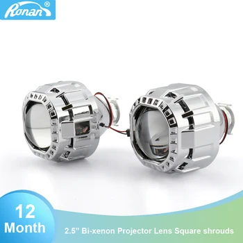 2pcs Bi-xenon Projector Lens headlight Using H1 bulb 2.5inch Square Gatling shrouds Retrofit H4 H7 car headlight hi/lo beam
2pcs Bi-xenon Projector Lens headlight Using H1 bulb 2.5inch Square Gatling shrouds Retrofit H4 H7 car headlight hi/lo beam