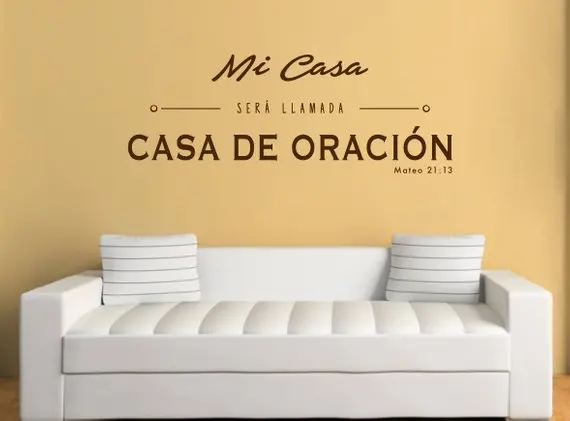 Mi Casa Es Su Camino De Entrada A La Casa Calcomania De Pared