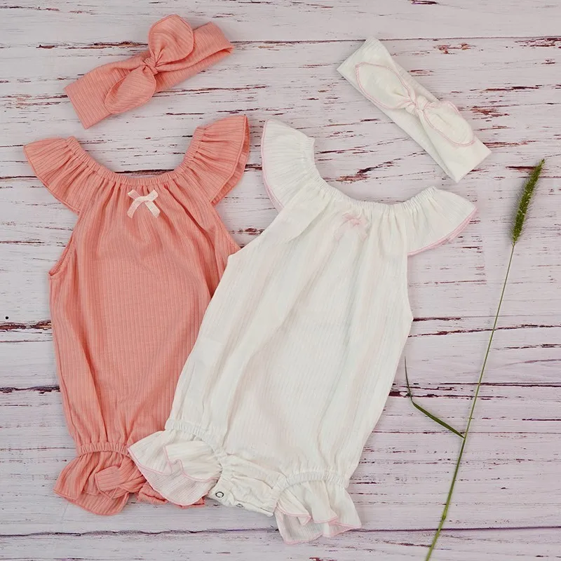 Summer Baby Girl Bodysuits Clothes Headband Set For Newborn Toddlers Pink White Body Suit Cotton Infant Photo Props Roupas Tulum
Summer Baby Girl Bodysuits Clothes Headband Set For Newborn Toddlers Pink White Body Suit Cotton Infant Photo Props Roupas Tulum