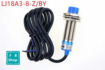 1pcs LJ18A3-8-Z/BY DC6-36V 3 wires PNP NO 8mm distance M18 Inductive proximity switch sensor blue