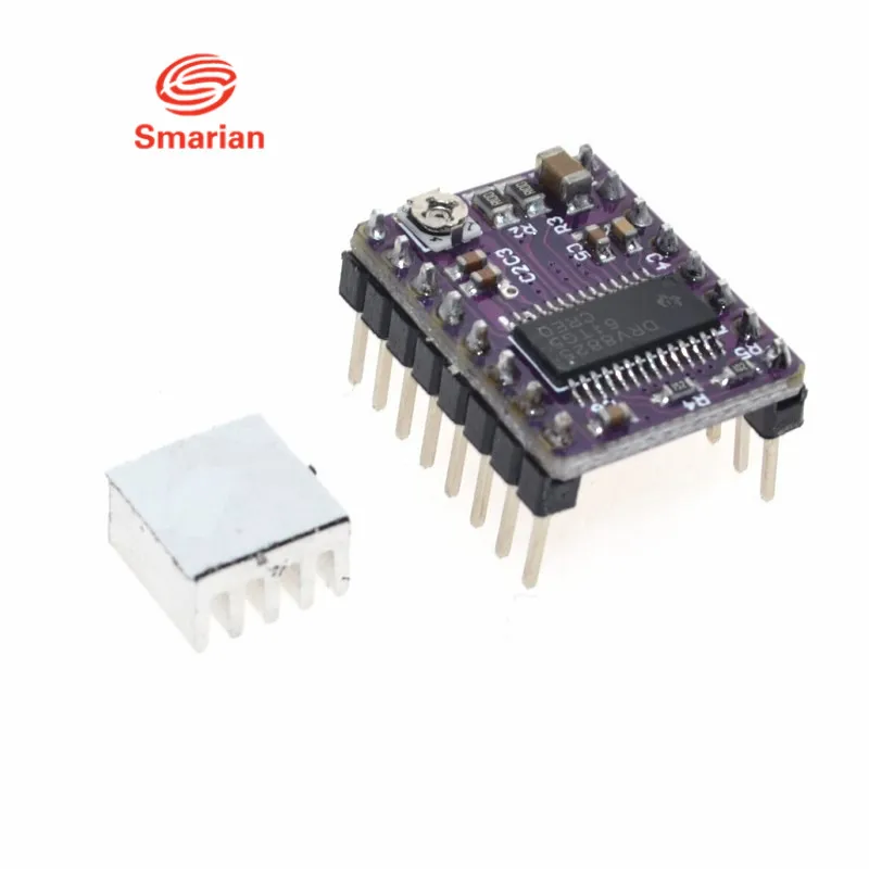 Official Smarian 5pcs/lot 3D Printer StepStick DRV8825 Stepper Motor Driver Carrier Reprap 4-layer PCB RAMPS replace A4988
Official Smarian 5pcs/lot 3D Printer StepStick DRV8825 Stepper Motor Driver Carrier Reprap 4-layer PCB RAMPS replace A4988