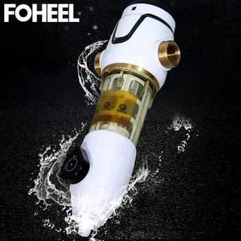 FOHEEL Central Pre Water filter mechanical backwashing protect appliance reverse osmosis water purifier 40UM purification filter
FOHEEL Central Pre Water filter mechanical backwashing protect appliance reverse osmosis water purifier 40UM purification filter