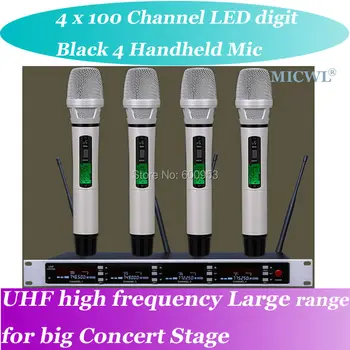 MICWL SP4 White High-End UHF LED digital Wireless DJ & Karaoke Microphone System
MICWL SP4 White High-End UHF LED digital Wireless DJ & Karaoke Microphone System