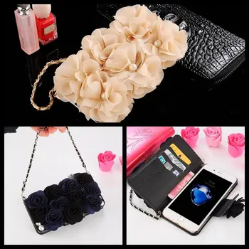Luxury Rose Flower Leather Handbag Card Strap Flip Wallet Wristlet Case Cover For Samsung galaxy S7 S7EDGE S6 Edge plus Note5 4
Luxury Rose Flower Leather Handbag Card Strap Flip Wallet Wristlet Case Cover For Samsung galaxy S7 S7EDGE S6 Edge plus Note5 4