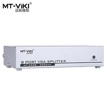 8 Port VGA Splitter Box 1 In 8 Out Distributor 8 Monitors Display Same Image Synchronously High Resolution MT-VIKI Maituo 2508
8 Port VGA Splitter Box 1 In 8 Out Distributor 8 Monitors Display Same Image Synchronously High Resolution MT-VIKI Maituo 2508