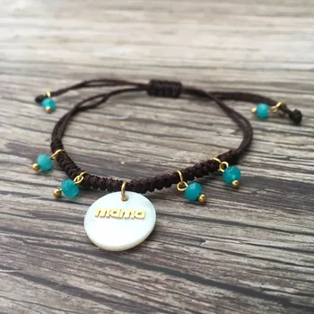 Color Small Natural Stone Beads Bracelet, Shell Pearl MaMa Bracelet, Beautiful Handmade Jewelry Beaded Gift For Women 
Color Small Natural Stone Beads Bracelet, Shell Pearl MaMa Bracelet, Beautiful Handmade Jewelry Beaded Gift For Women