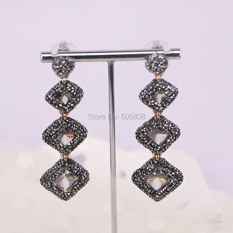 3Pairs Sparkly Rhinestone Earrings Women Jewelry, Long Square Stone Tassel Dangle Earrings Charm Rhinestone Jewelry ZYZ160-8481
3Pairs Sparkly Rhinestone Earrings Women Jewelry, Long Square Stone Tassel Dangle Earrings Charm Rhinestone Jewelry ZYZ160-8481