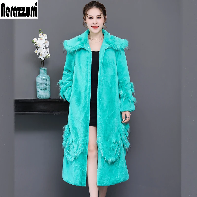 Nerazzurri Big size faux fur coat woman long fluffy plus size patchwork fur outwear xxxl 5xl 6xl warm winter fashion overcoat
Nerazzurri Big size faux fur coat woman long fluffy plus size patchwork fur outwear xxxl 5xl 6xl warm winter fashion overcoat
