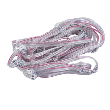 50Pcs WS2812B Pre-wired LED Pixel Module String Light Full Color 5050 RGB 5V Electronic LED products
50Pcs WS2812B Pre-wired LED Pixel Module String Light Full Color 5050 RGB 5V Electronic LED products