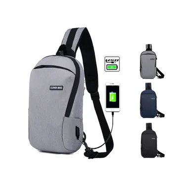Men & Women 's Outdoor Charging Should Backpack Solid color Backpack Casual Wilder Bag Fashion Outdoor Sports Chest Pack usb#G8
Men & Women 's Outdoor Charging Should Backpack Solid color Backpack Casual Wilder Bag Fashion Outdoor Sports Chest Pack usb#G8