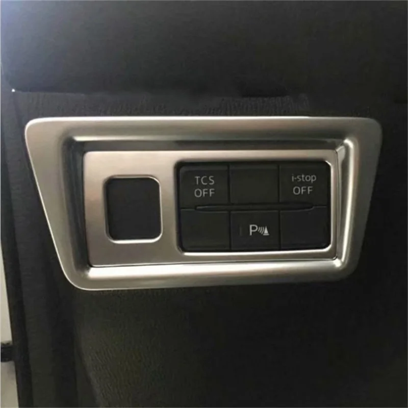 Car Styling Accessories For Mazda CX-5 CX5 CX 5 2017 2018 Interior Front Head Light Lamp Switch Button Cover Trim Decoration | Автомобили