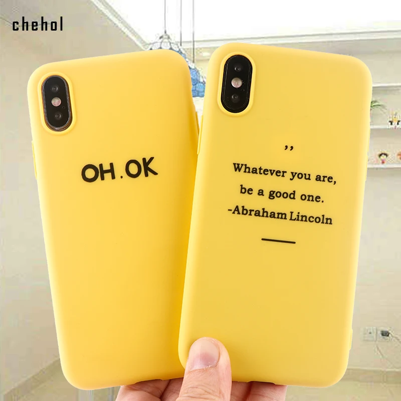 OH OK Word Cell Phone Case for Iphone X XS XS Max XR 6 6s 7 8 Plus Cute Fashion Soft Silicone Protect Cases Accessories Covers
OH OK Word Cell Phone Case for Iphone X XS XS Max XR 6 6s 7 8 Plus Cute Fashion Soft Silicone Protect Cases Accessories Covers