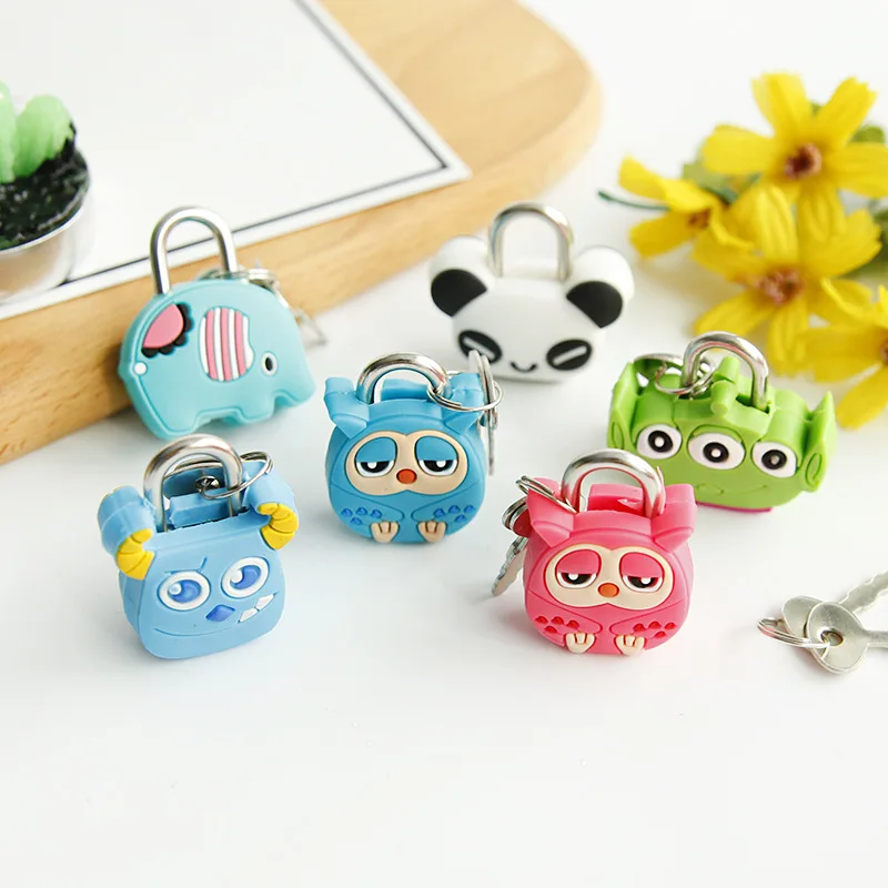 New Fashion Creative Multi-function Small Lock Cartoon Anime Style Animal Shape Lock Children's Gift School Office Supplies
New Fashion Creative Multi-function Small Lock Cartoon Anime Style Animal Shape Lock Children's Gift School Office Supplies