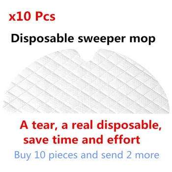 12pcs Mop Cloths Pads Disposable Cloth Mopping Pad for Xiaomi Generation 2 Roborock Vacuum Cleaner Spare Parts
12pcs Mop Cloths Pads Disposable Cloth Mopping Pad for Xiaomi Generation 2 Roborock Vacuum Cleaner Spare Parts