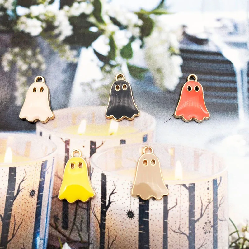 10 pcs Halloween Series Ghost Enamel Charms Drop Oil Specter Metal Floatings Fit Earring DIY Pendants Jewelry Accessories YZ245
10 pcs Halloween Series Ghost Enamel Charms Drop Oil Specter Metal Floatings Fit Earring DIY Pendants Jewelry Accessories YZ245