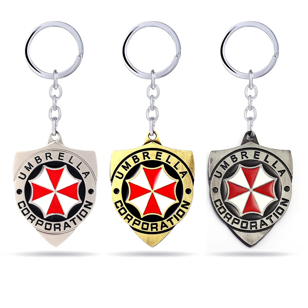 2 Colors Alloy Keychain Umbrella Corporation Logo shield shape Hoder For Fans Unique Movie Jewelry Accessories
2 Colors Alloy Keychain Umbrella Corporation Logo shield shape Hoder For Fans Unique Movie Jewelry Accessories