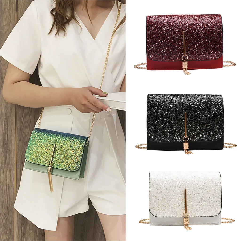 Women Fashion Chain Versatile Sequin Shoulder Bag Messenger Bag bags for women 2019 bolsa feminina #30
Women Fashion Chain Versatile Sequin Shoulder Bag Messenger Bag bags for women 2019 bolsa feminina #30