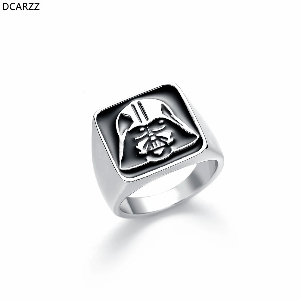 2019 Star Wars Darth Vader Ring Men Black Enamel Square Ring Women Gift Comic Cosplay Costume Jewelry Replica Silver Rings
2019 Star Wars Darth Vader Ring Men Black Enamel Square Ring Women Gift Comic Cosplay Costume Jewelry Replica Silver Rings