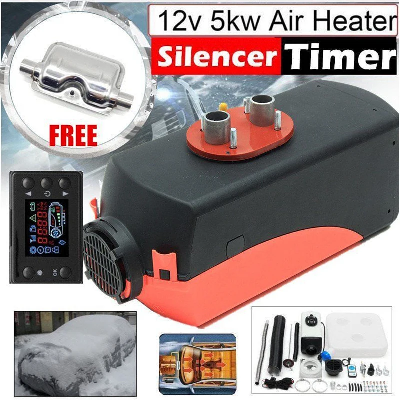 (Ship From DE) 5KW 12V Diesel Air Heater Single Hole Tank Remote Control LCD Switch with muffler For Truck Boat Car Trailer Hot
(Ship From DE) 5KW 12V Diesel Air Heater Single Hole Tank Remote Control LCD Switch with muffler For Truck Boat Car Trailer Hot