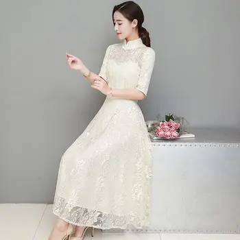 2018 Spring New Party Dresses Elegant Lace Clothes For Women Maxi Dress Ukraine Fashion Temperament Classical Long Dress
2018 Spring New Party Dresses Elegant Lace Clothes For Women Maxi Dress Ukraine Fashion Temperament Classical Long Dress
