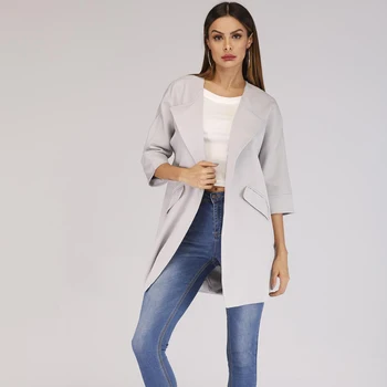 Casual 2019 New Spring Winter Coat Women Plus Size Long Europen Women Fashion Clothes Gray Ladies Coats Abrigos Mujer Elegante
Casual 2019 New Spring Winter Coat Women Plus Size Long Europen Women Fashion Clothes Gray Ladies Coats Abrigos Mujer Elegante