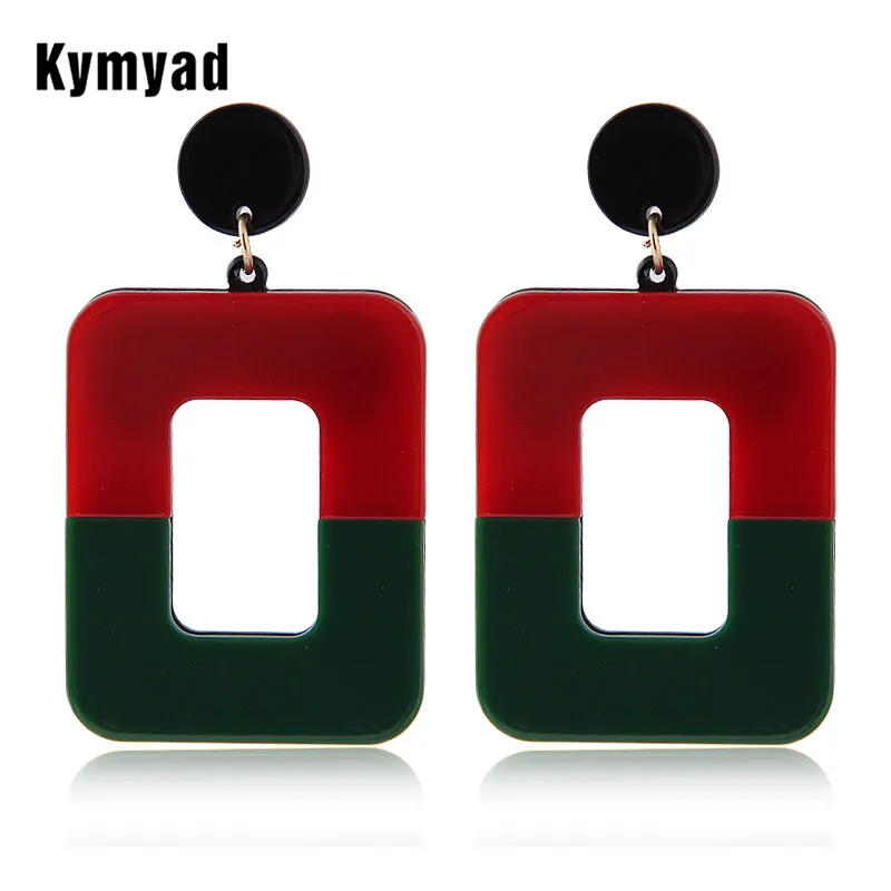 Kymyad Resin Earrings Geometric Square Stud Earrings For Girls Colorful Big Statement Earrings for Women Bijoux Earings Fashion
Kymyad Resin Earrings Geometric Square Stud Earrings For Girls Colorful Big Statement Earrings for Women Bijoux Earings Fashion