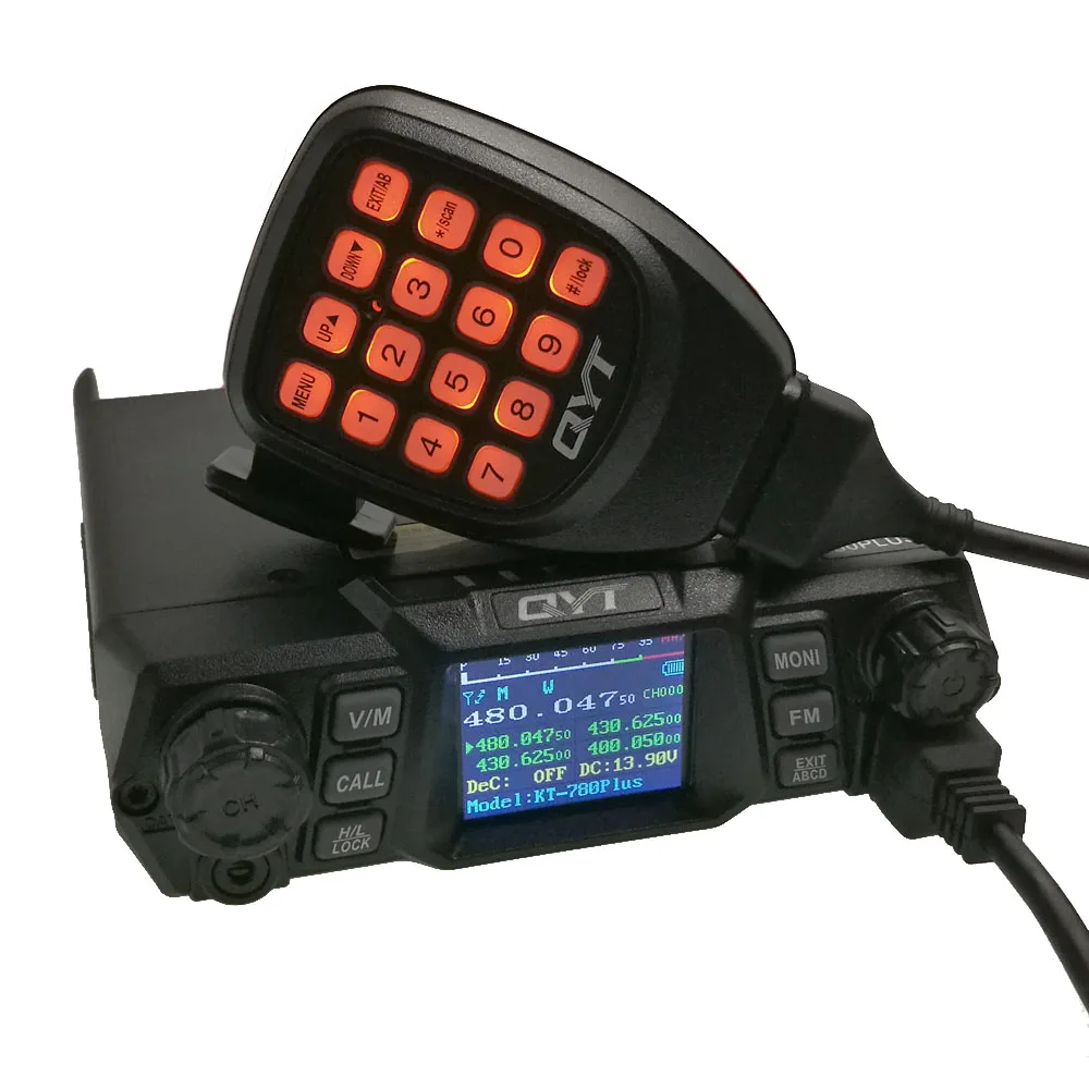 

100 Watts Super High Power QYT KT-780 Plus VHF136-174mhz Car Radio/Mobile Transceiver KT780 200channels Long range communication