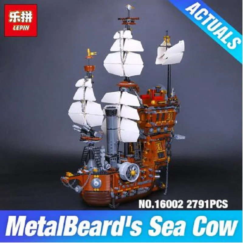 DHL LEPIN 16002 Pirate Ship Metal Beard's Sea Cow Model Building Set Blocks Bricks Kits 70810 Children Toys DIY Christmas Gifts 
DHL LEPIN 16002 Pirate Ship Metal Beard's Sea Cow Model Building Set Blocks Bricks Kits 70810 Children Toys DIY Christmas Gifts