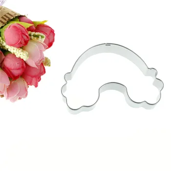 Rainbow Shape Cookie Cutter 3D Stainless Steel Fondant Cake Decorating Tools DIY Pastry Biscuit Baking Molds 1pc
Rainbow Shape Cookie Cutter 3D Stainless Steel Fondant Cake Decorating Tools DIY Pastry Biscuit Baking Molds 1pc