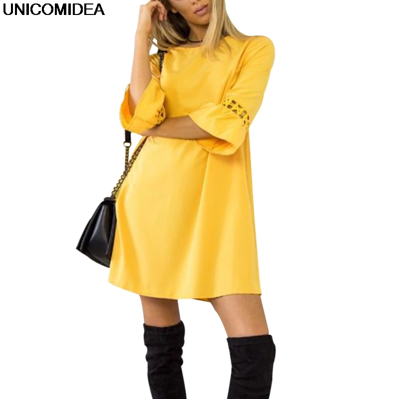 2019 Candy Color Yellow Red Black Dress Women Sexy Hollow Out A Line Loose Dress Casual Summer Clothes For Women Vestidos
2019 Candy Color Yellow Red Black Dress Women Sexy Hollow Out A Line Loose Dress Casual Summer Clothes For Women Vestidos