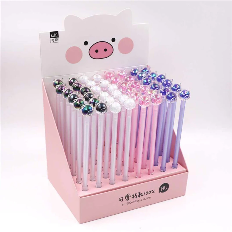 Cute Crystal Pig Pen Novelty Transparent Gel Pens 0.5mm Kawaii Neutral Pens For Kid Girls Gift School Supplies Korean Stationery
Cute Crystal Pig Pen Novelty Transparent Gel Pens 0.5mm Kawaii Neutral Pens For Kid Girls Gift School Supplies Korean Stationery