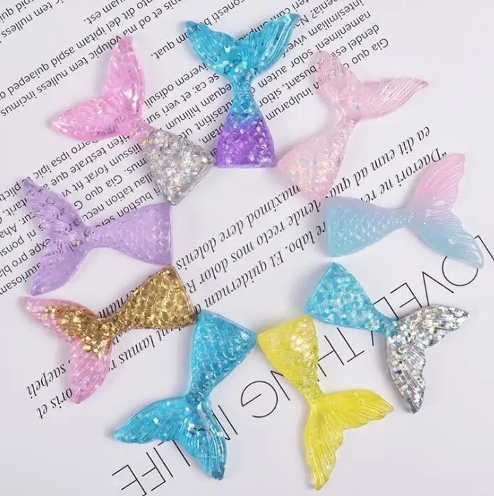 10pcs/lot Resin Mermaid Tail Decoration Crafts Flatback Cabochon Kawaii DIY Embellishments For Scrapbooking Accessorie
10pcs/lot Resin Mermaid Tail Decoration Crafts Flatback Cabochon Kawaii DIY Embellishments For Scrapbooking Accessorie