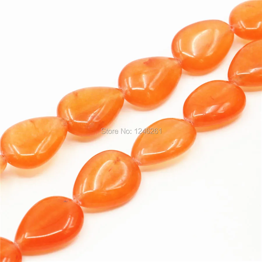 13x18mm Ornaments Orange Chalcedony Stone Tears DIY 15inch Jewelry Making Crafts Loose Beads For Women Girls Christmas Gifts
13x18mm Ornaments Orange Chalcedony Stone Tears DIY 15inch Jewelry Making Crafts Loose Beads For Women Girls Christmas Gifts