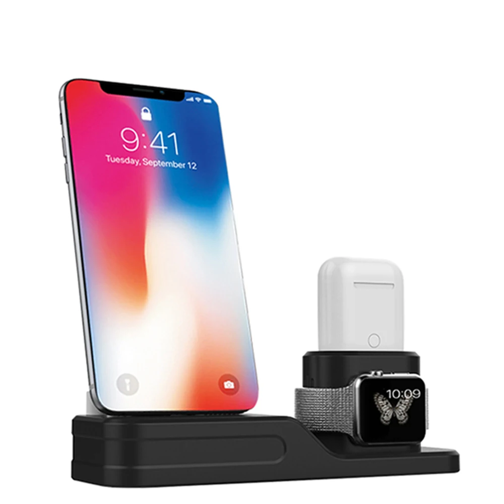 3 in 1 Charging Dock For iPhone X XR XS Max 8 7 6 Apple Watch Airpods Charger Holder For iWatch Mount Stand Dock Station
3 in 1 Charging Dock For iPhone X XR XS Max 8 7 6 Apple Watch Airpods Charger Holder For iWatch Mount Stand Dock Station