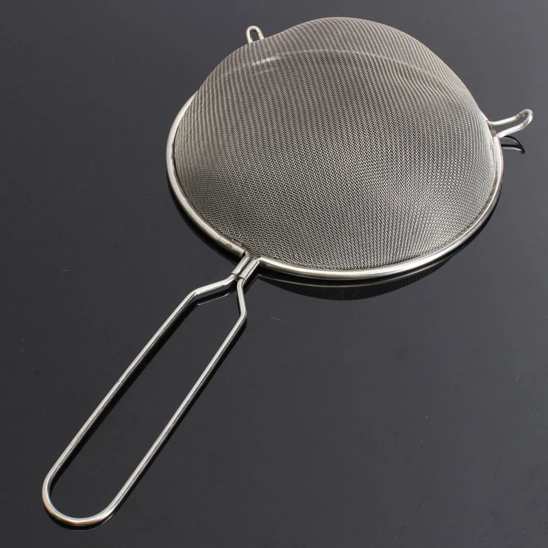 1pc New Stainless Steel Sieve Strainer Wire Mesh Multi Tea Food Fruit Juice Filter Skimmer with Handle Useful Kitchen Tools
1pc New Stainless Steel Sieve Strainer Wire Mesh Multi Tea Food Fruit Juice Filter Skimmer with Handle Useful Kitchen Tools