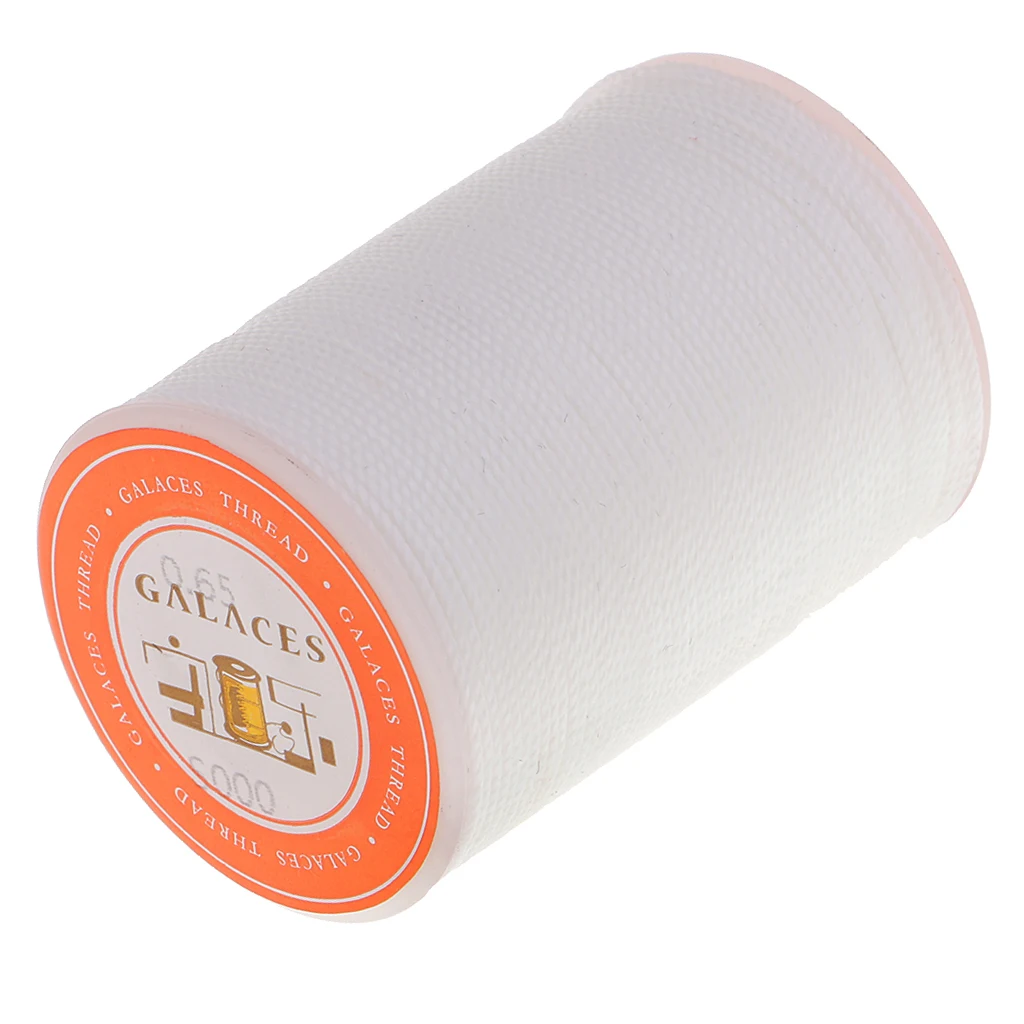 93 Yards/Spool Sewing Waxed Thread Hand Stitching Cord for Leather craft DIY Tools 0.65mm Round