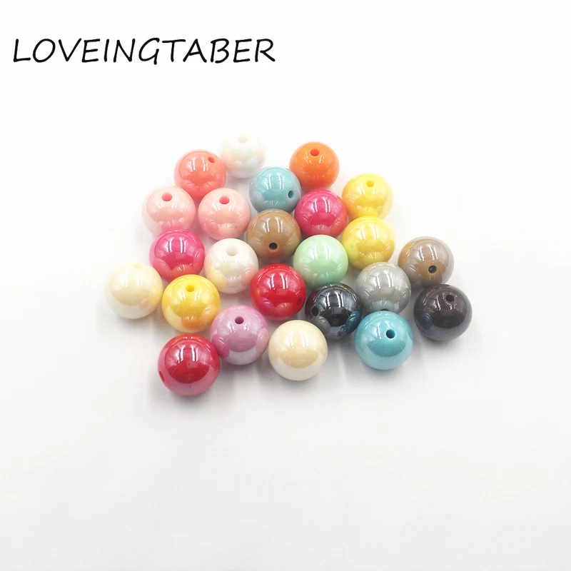 (Choose Size/Color First) Newest 10mm/12mm/14mm/16mm White Plated / High Brightly Acrylic Solid Beads For Fashion Jewelry
(Choose Size/Color First) Newest 10mm/12mm/14mm/16mm White Plated / High Brightly Acrylic Solid Beads For Fashion Jewelry
