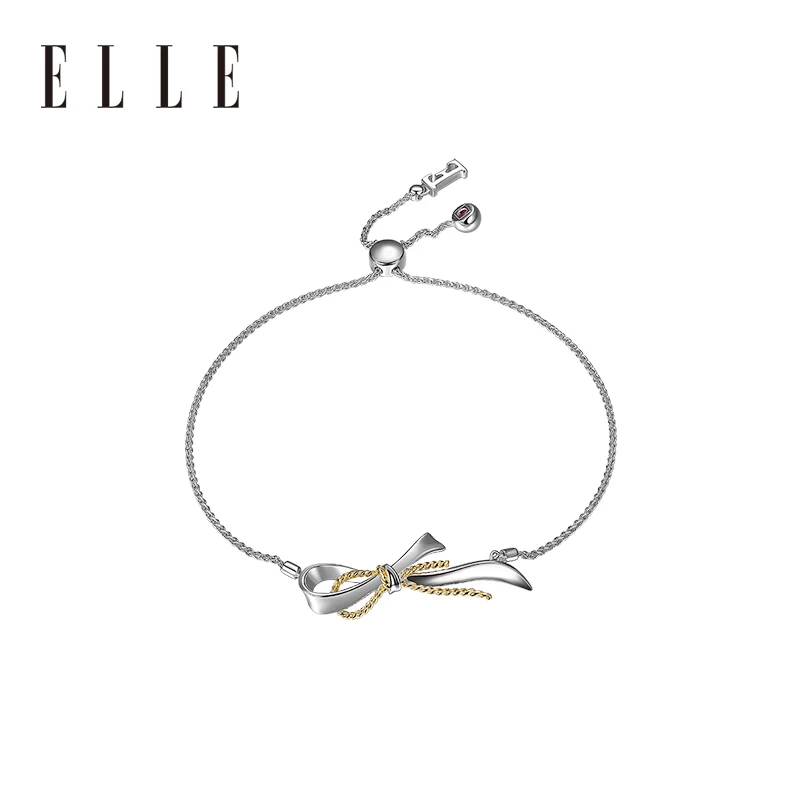 Authentic and Original Elle925 Silver Bracelet Women Adjustable Butterfly Knot Series Simple Romantic Jewelry 5020100
Authentic and Original Elle925 Silver Bracelet Women Adjustable Butterfly Knot Series Simple Romantic Jewelry 5020100