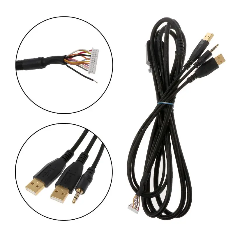 Gold Plated Durable Nylon Braided Line USB Mechanical Keyboard Cable Replacement Wire For Razer Blackwidow Ultimate Edition 2016
Gold Plated Durable Nylon Braided Line USB Mechanical Keyboard Cable Replacement Wire For Razer Blackwidow Ultimate Edition 2016